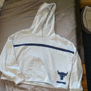 Under armour cropped hoodie.